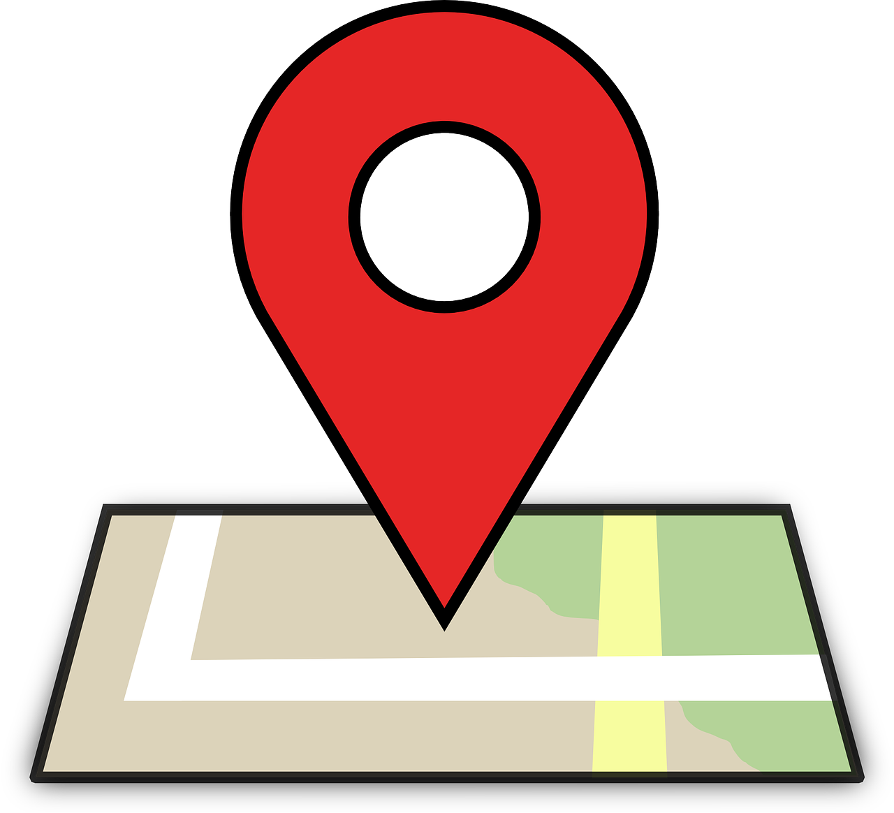 location, map, pin