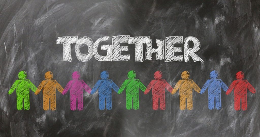 together, earth, human